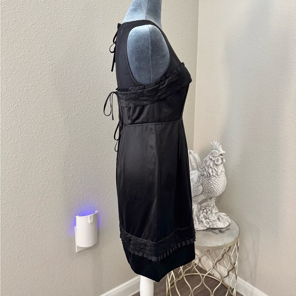 Juicy 🖤 Couture Silk Mesh Black Dress - Picture 3 of 11